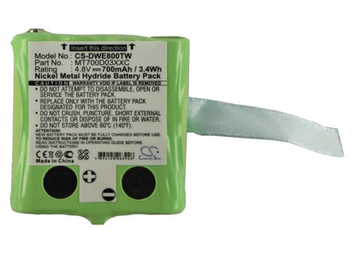 Battery for radio station DeTeWe Outdoor 8000 MT700D03XXC NIMH 4.8V 700mA Cameron Sino