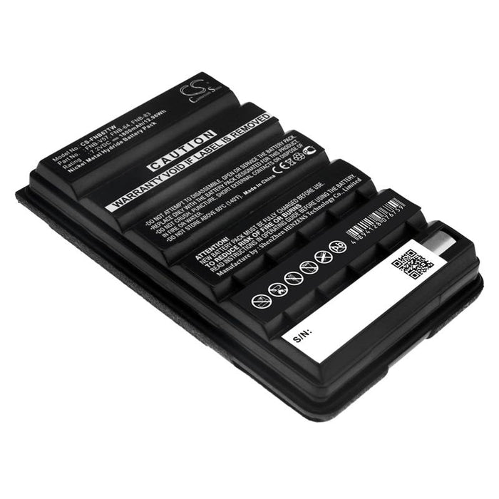 Battery for radio station VERTEX FT-250E, VX-160, YAESU FT-250E FNB-64 NIMH 7.2V 1800mA Cameron Sino
