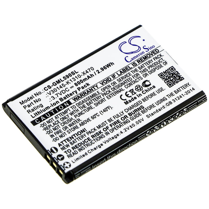 Mobile phone battery Gigaset GL390, GL590 V30145-K1310-X470 LiIon 3.7V 800mAh CAMERON SINO