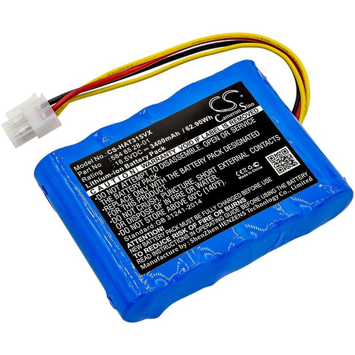 Battery Cameron Sino, For robotic lawnmower GARDENA Sileno, HUSKVARNA 100Li CS-HAT315VX 18.5V 3400mAh