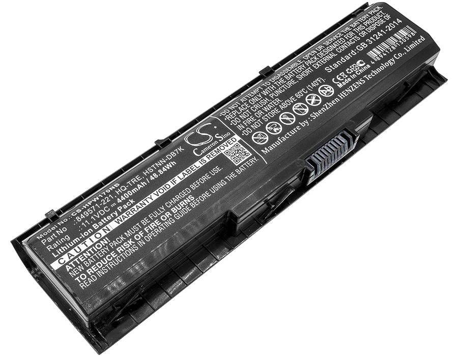 HP OMEN 17 Laptop Battery; Pavilion 17 HSTNN-DB7KPA06 CS-HPW170NB 11.1V 4400mAh Cameron Sino