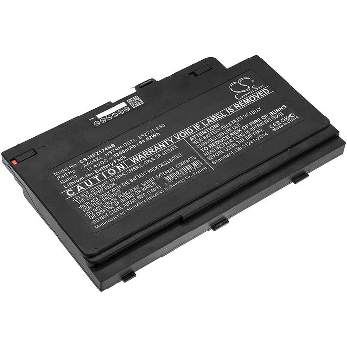 Laptop battery HP ZBook 17 G4 AA06XL LiIon 11.4V 8300mAh CAMERON SINO