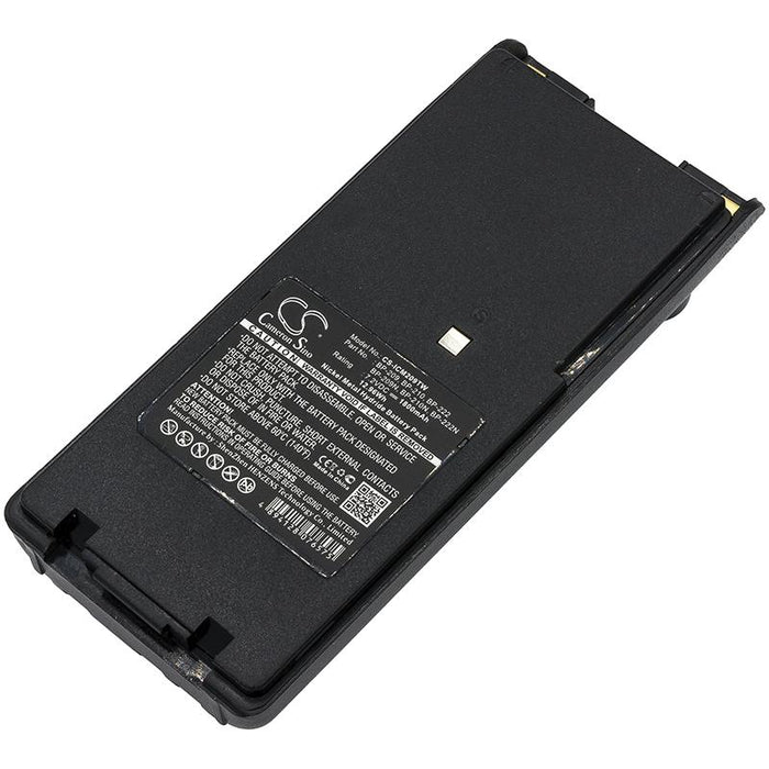 Battery for radio ICOM IC-A24 BP209 / BP210 NIMH 7.2V 1800mA Cameron Sino