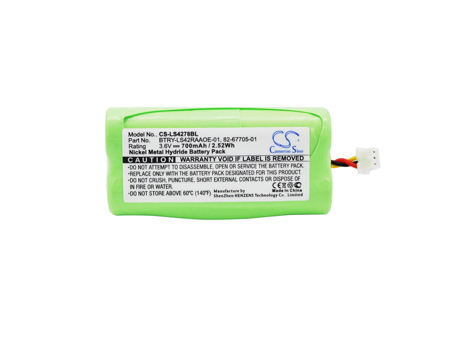 Battery for barcode scanner LS4278 SYMBOL NiMH 3.6V 700mAh Cameron Sino
