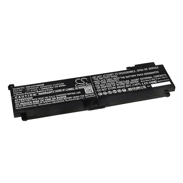 Laptop battery LENOVO ThinkPad T460s, T470s L16M3P73 11.4V 2000mAh CAMERON SINO