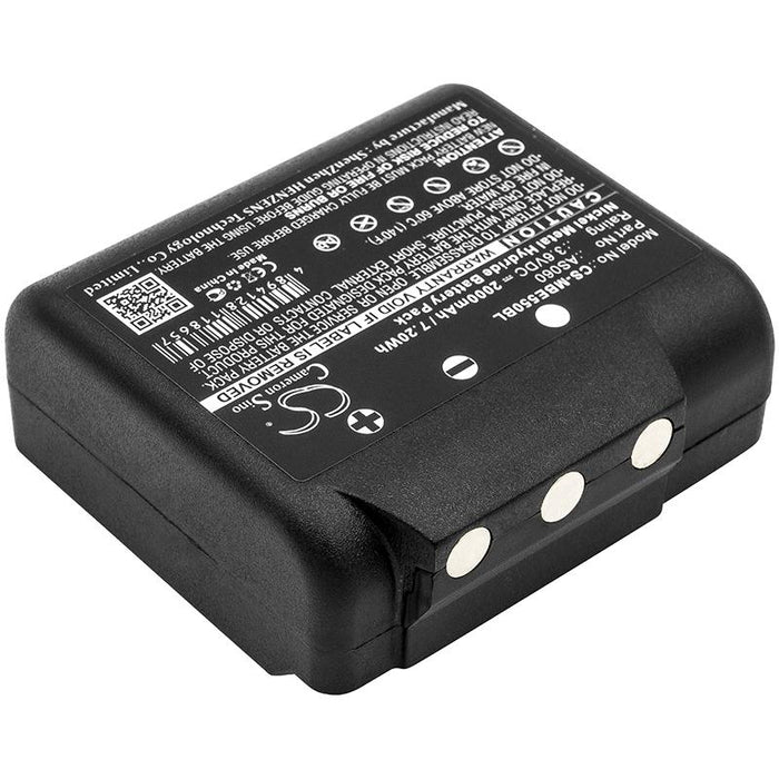 Remote control battery for crane iMET BE5500, M550S ZEUS AS060 NIMH 3.6V 2000mAh Cameron Sino