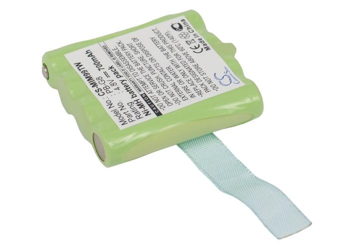 Battery for radio station MIDLAND 456R, G6, G8 PB-G8 NIMH 4.8V 700mA Cameron Sino