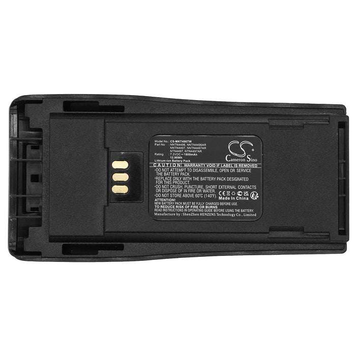 Battery for radio Motorola CP040, CP140, CP150, CP160 MNN4254AR LiIon 7.2V 1800mA Cameron Sino