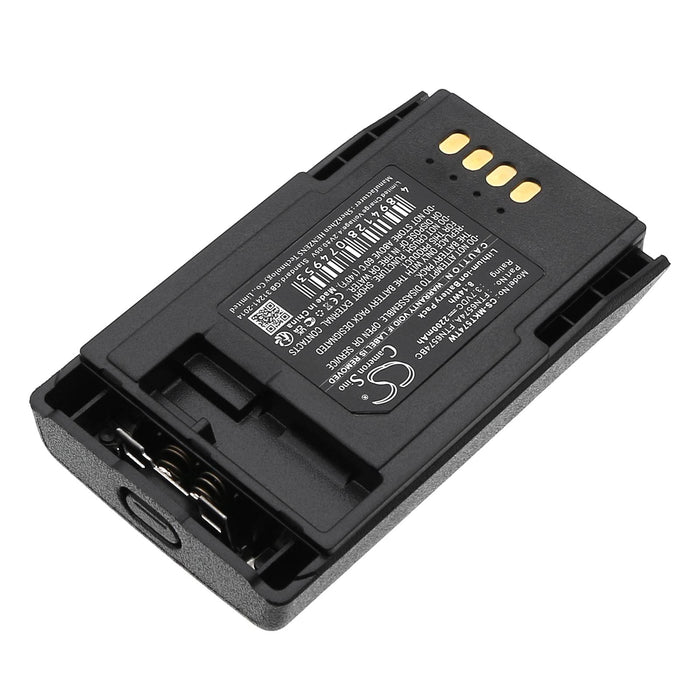 Battery for radio Motorola CEP400, MTP800 AP-6574 Liion 3.7V 2200mA Cameron Sino