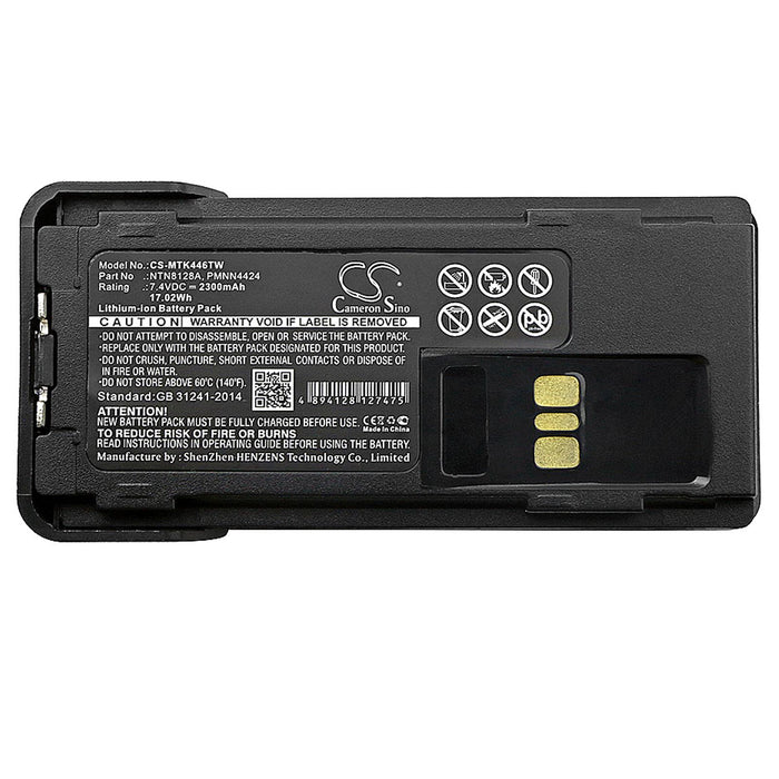 Battery for radio station Motorola APX2000, APX3000, APX4000 NNTN8128A LiIon 7.4V 2300mA Cameron Sino