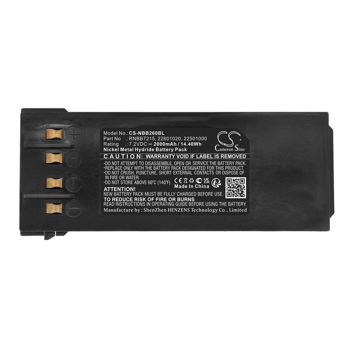 Remote control battery for crane HIAB 092 102, NBB Nano-L RNBB7215 NIMH 7.2V 2000mAh Cameron Sino