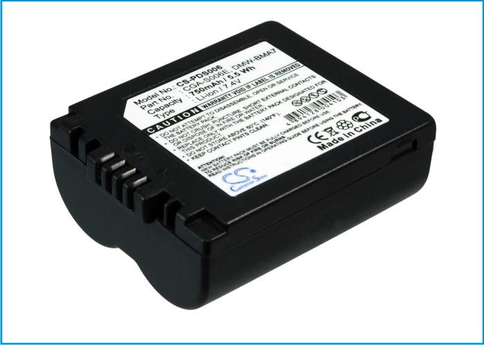 Camera battery Panasonic CGR-S006 LiIon 7.4V 750mAh Cameron Sino