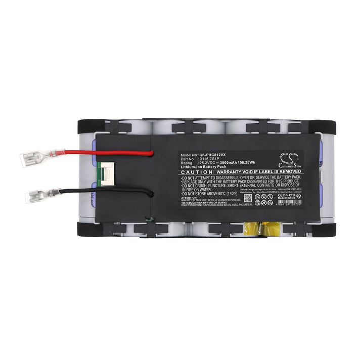 Battery for vacuum cleaner Philips Aqua Plus 8000 D116-7S1P LiIon 25.2V 3900mAh CAMERON SINO