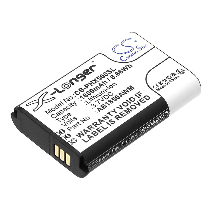 Mobile phone battery PHILIPS AB1720AWM, AB1790AWM, Xenium 9A9K LiIon 3.7V 1800mAh CAMERON SINO