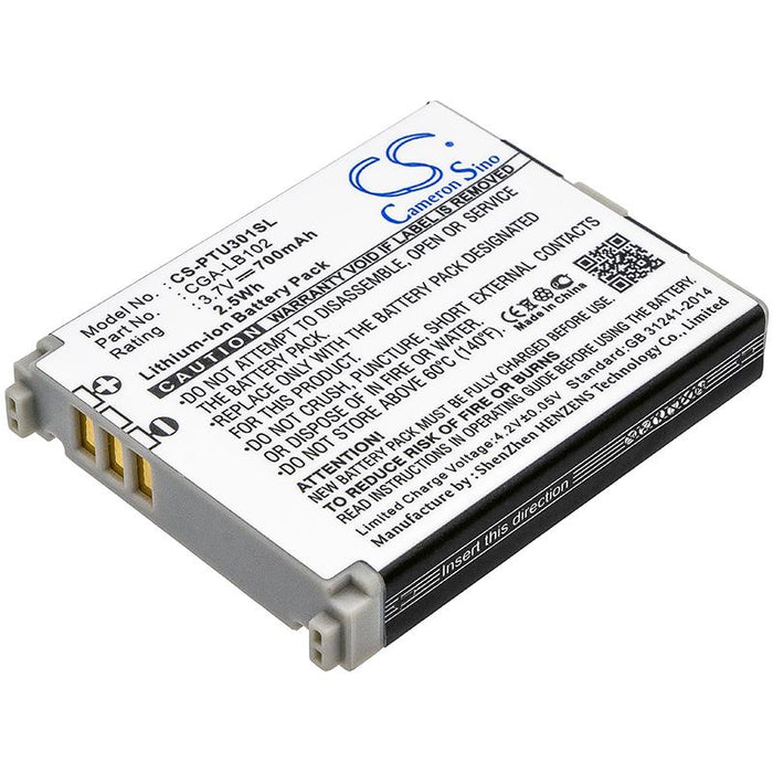 Cell phone battery PANASONIC KX-TU301, KX-TU321, KX-TU327 CGA-LB102 LiIon 3.7V 700mAh CAMERON SINO
