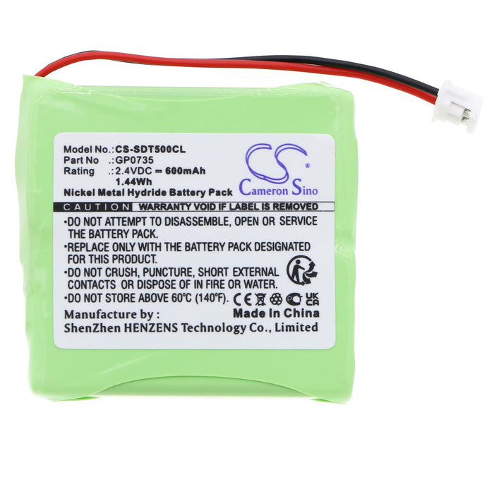 Doro TH50 TH60 Phone Battery 2.4V 600mAh NIMH SDT500CL Cameron Sino