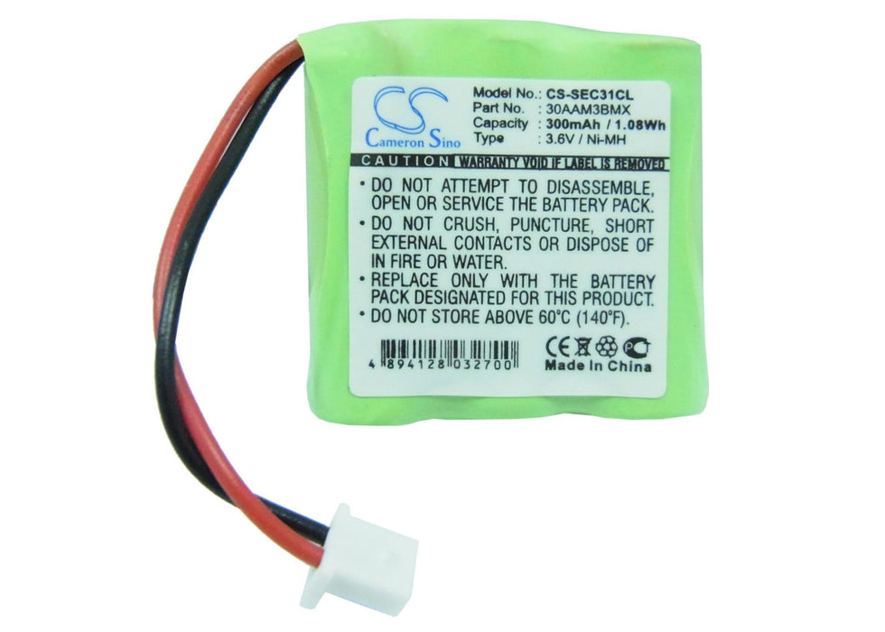 Phone battery SAGEM DECT31, DECT32, MISTRAL220 3.6V NiMH 300mAh Cameron Sino