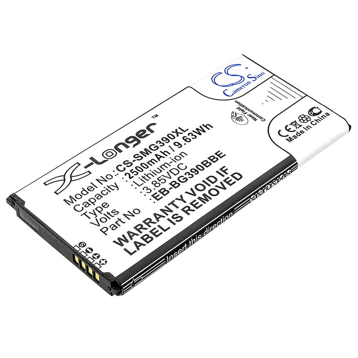 Cell phone battery SAMSUNG Galaxy Xcover 4, SM-G390 EB-BG390BBE LiIon 3.85V 2500mAh CAMERON SINO
