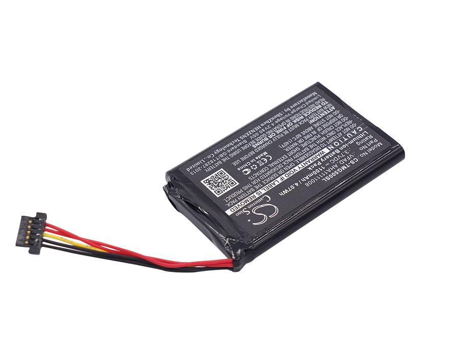 Battery for GPS TomTom GO 5100 6100 5000 VFAD VF6P 3.7V 1100mAh LiIon Cameron Sino