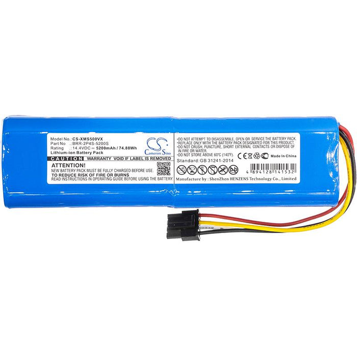 Battery for vacuum cleaner XIAOMI 41717, BHR6363EU, Dreame D9, Roborock 1C LiIon 14.4V 5200mAh CAMERON SINO