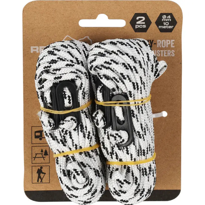CAMPING ROPE F4MM 10M 2PCS REDCLIFFS OUTDOOR CY8001760 / CY8001770 - Къмпинг оборудване<<<Къмпинг<<<Градина<<<Praktiker