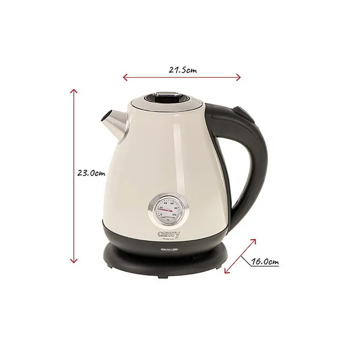 CAMRY CR 1344c cream electric kettle - Electric kettlesAGD-CZE<<<Home Appliance - ProductsAGD<<<ActionPL