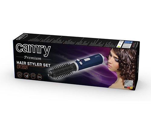 Camry Premium CR 2021 hair styling tool Hair styling kit Steam Black, Blue, Grey 1000 W