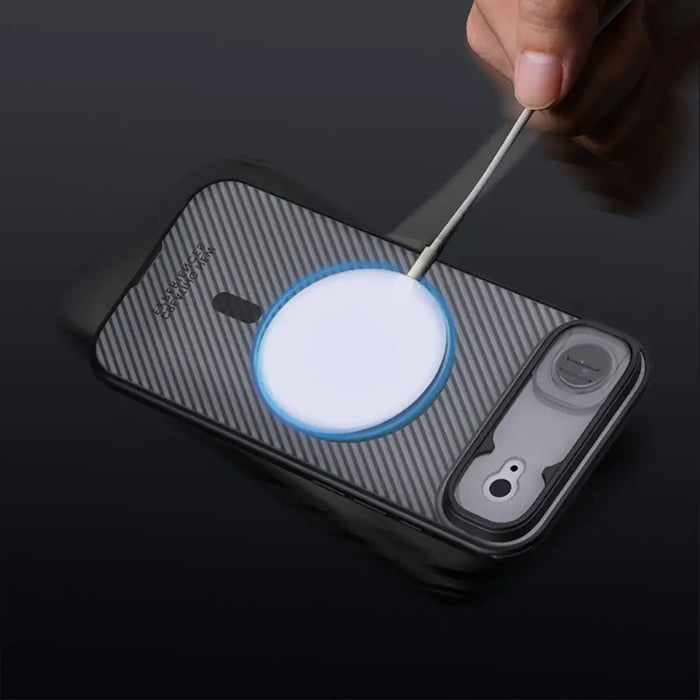 CamShield Pro Magnetic Case IP17 Air Transparent black - Cell phone cases and covers<<<HurtelXML