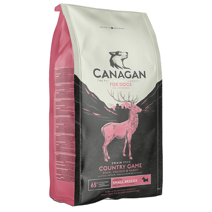 CANAGAN Country Game duck, venison and rabbit – Small Breeds – dry dog food – 2kg