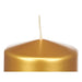 Candle Acorde Golden 9 x 10 x 9 cm (12 Units) - Декорация и Осветление<<<Дом Градина<<<BigBuy&&&Свещи и