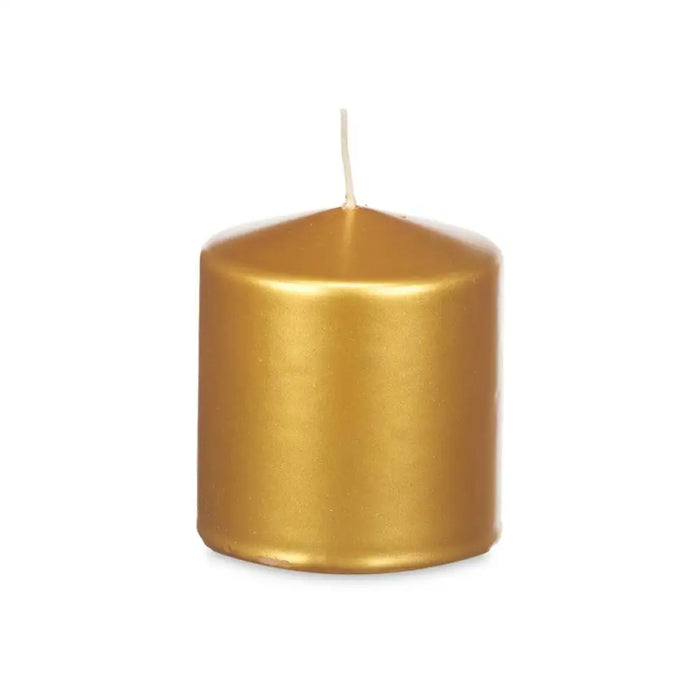 Candle Acorde Golden 9 x 10 x 9 cm (12 Units) - Декорация и Осветление<<<Дом Градина<<<BigBuy&&&Свещи и