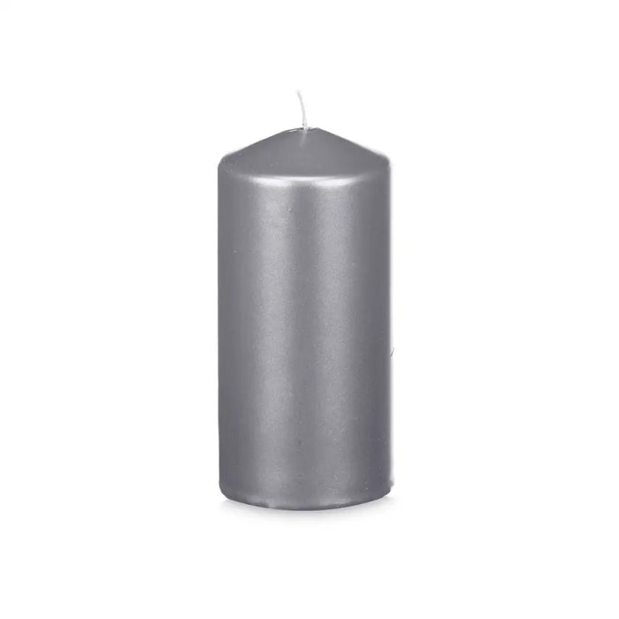 Candle Acorde Silver 7 x 15,5 x 7 cm (12 Units) - Декорация и Осветление<<<Дом Градина<<<BigBuy&&&Свещи и