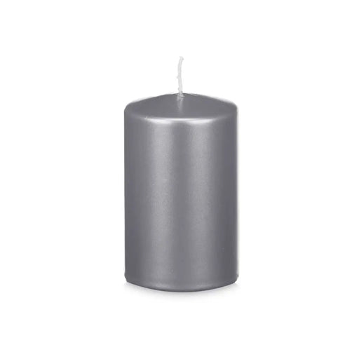 Candle Acorde Silver 9 x 15 x 9 cm (12 Units) - Декорация и Осветление<<<Дом Градина<<<BigBuy&&&Свещи и