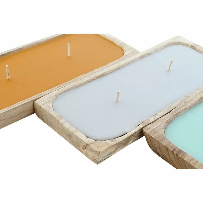 Candle DKD Home Decor (35 x 15 x 5 cm) (3 pcs) - Почистване Прахосмукачки И Гладене<<<Дом Градина<<<BigBuy&&&Ароматни