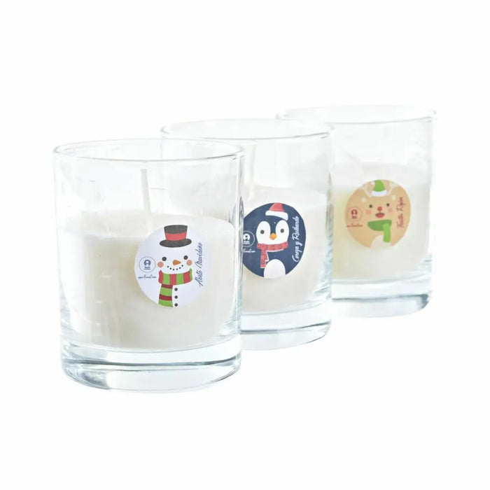 Candle DKD Home Decor Christmas Snow Doll (3 Units) - Почистване Прахосмукачки И Гладене<<<Дом