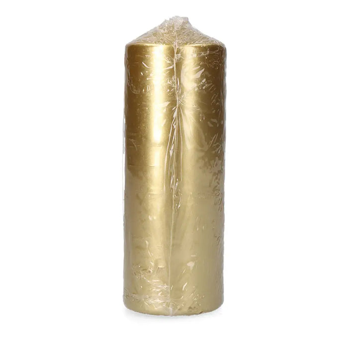 Candle Golden Silver Ø 7 x 20 cm 1 Unit - Почистване Прахосмукачки И Гладене<<<Дом Градина<<<BigBuy&&&Ароматни