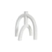 Candle Holder DKD Home Decor Scandi 21,5 x 21,5 x 23 cm White Resin - Декорация и Осветление<<<Дом
