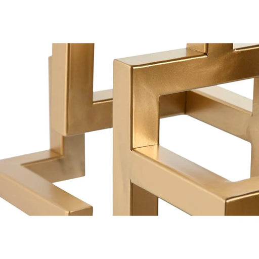 Candle Holder Home ESPRIT Golden Metal Modern 38 x 12 x 29 cm - Декорация и Осветление<<<Дом Градина<<<BigBuy&&&Свещи и