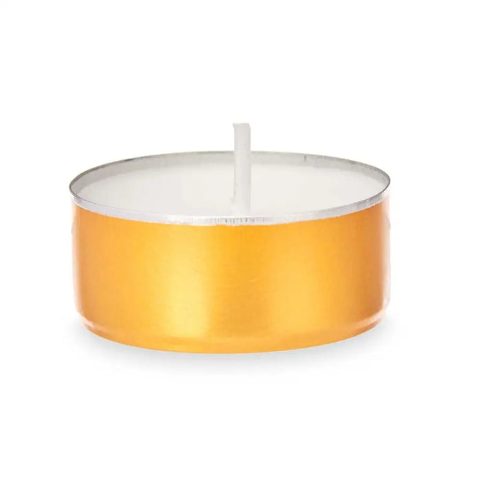 Candle Set Acorde Tea Lights White Golden (20 Units) - Декорация и Осветление<<<Дом Градина<<<BigBuy&&&Свещи и