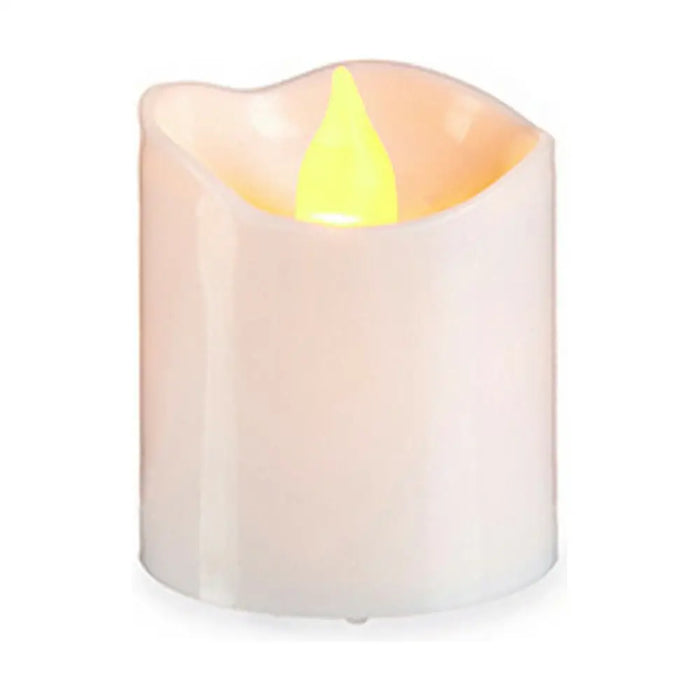 Candle Set Gift Decor White 18 x 14 x 4 cm 3,7 x 3,7 x 5 cm (12 Units) - Декорация и Осветление<<<Дом