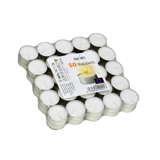 Candle Set Magic Lights 50 Pieces White - Декорация и Осветление<<<Дом Градина<<<BigBuy&&&Свещи и Свещници<<<Декорация