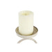 Candleholder DKD Home Decor 24 x 13 x 34 cm Metal White - Декорация и Осветление<<<Дом Градина<<<BigBuy&&&Свещи и