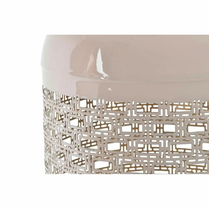 Candleholder DKD Home Decor 24 x 24 x 46 cm Blue Pink Aluminium 24 x 24 x 56 cm (2 Units) - Декорация и