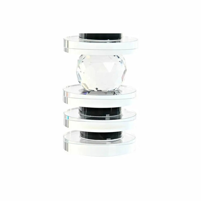 Candleholder DKD Home Decor Blue Black Crystal 6 x 6 x 16 cm - Декорация и Осветление<<<Дом Градина<<<BigBuy&&&Свещи и