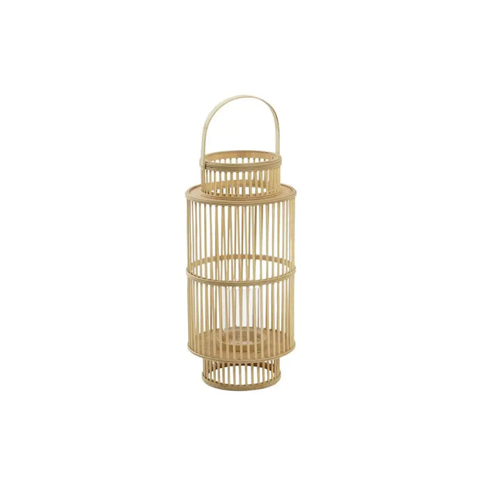 Candleholder DKD Home Decor Crystal Bamboo (26 x 26 x 69 cm) - Декорация и Осветление<<<Дом Градина<<<BigBuy&&&Свещи и
