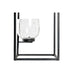 Candleholder DKD Home Decor Crystal Black Transparent 18 x 18 x 76 cm Iron - Декорация и Осветление<<<Дом