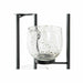 Candleholder DKD Home Decor Crystal Black Transparent 18 x 18 x 76 cm Iron - Декорация и Осветление<<<Дом