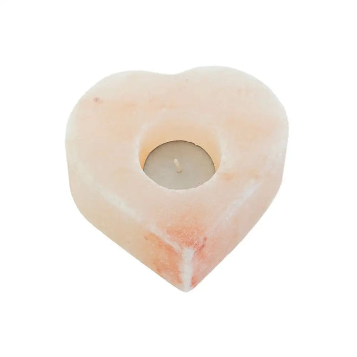Candleholder DKD Home Decor Pink Natural Salt 11 x 11 x 5 cm (2 Units) - Декорация и Осветление<<<Дом