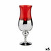 Candleholder Gift Decor Red Silver Crystal 13 x 35 x 13 cm (6 Units) - Декорация и Осветление<<<Дом