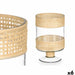 Candleholder Gift Decor Transparent Natural Glass Rattan 15,5 x 24 x 15,5 cm (6 Units) - Декорация и Осветление<<<Дом